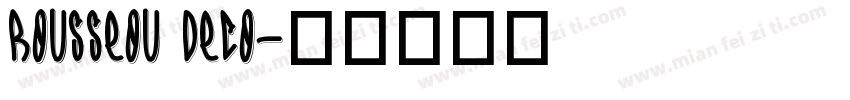 Rousseou Deco字体转换